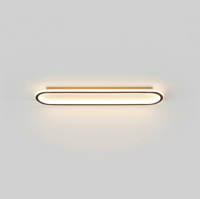 Modern Geometric LED Ceiling Light | Dimmable | Black, Gold &amp; Rose Gold | 40–100 cm
