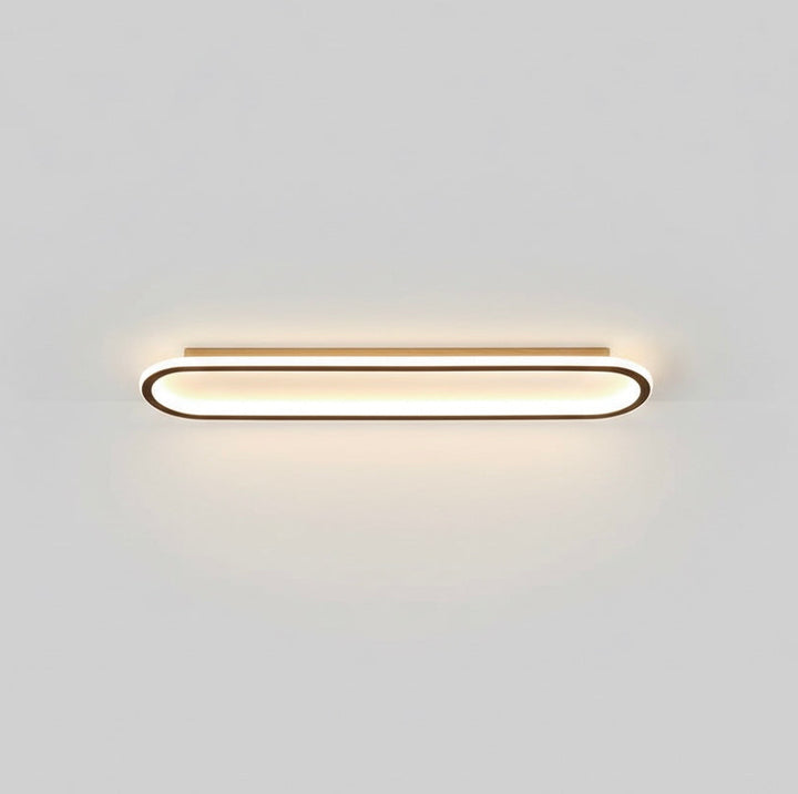 Modern Geometric LED Ceiling Light | Dimmable | Black, Gold &amp; Rose Gold | 40–100 cm