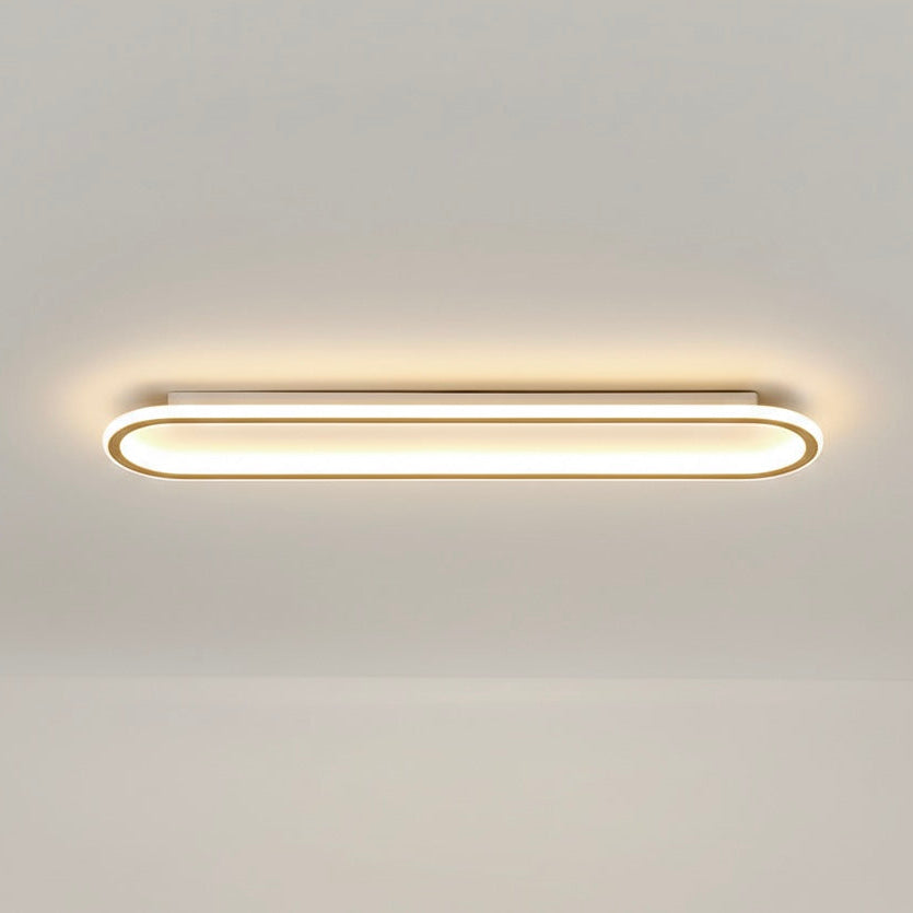 Modern Geometric LED Ceiling Light | Dimmable | Black, Gold &amp; Rose Gold | 40–100 cm