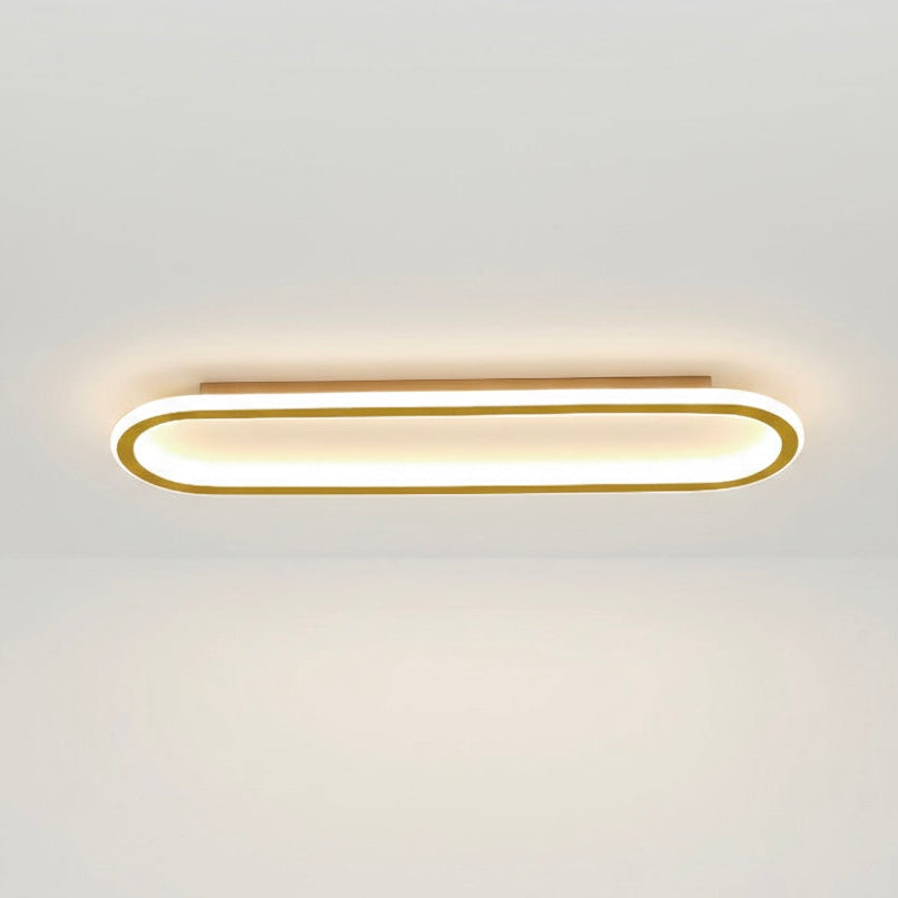 Modern Geometric LED Ceiling Light | Dimmable | Black, Gold &amp; Rose Gold | 40–100 cm