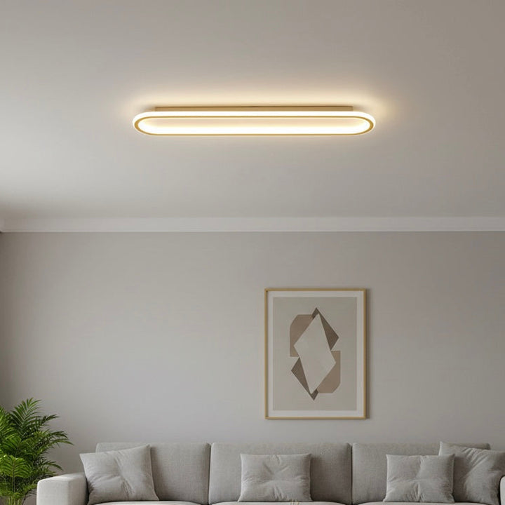 Modern Geometric LED Ceiling Light | Dimmable | Black, Gold &amp; Rose Gold | 40–100 cm