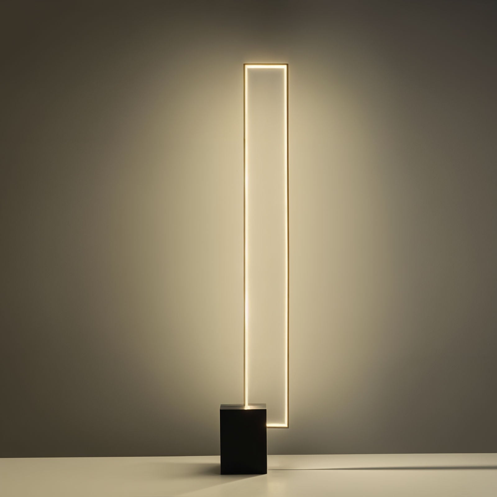 Modern Floor Lamp | Minimalist Black Standing Lamp with Adjustable Color Temperature | Elegant Lighting for Living Room 0