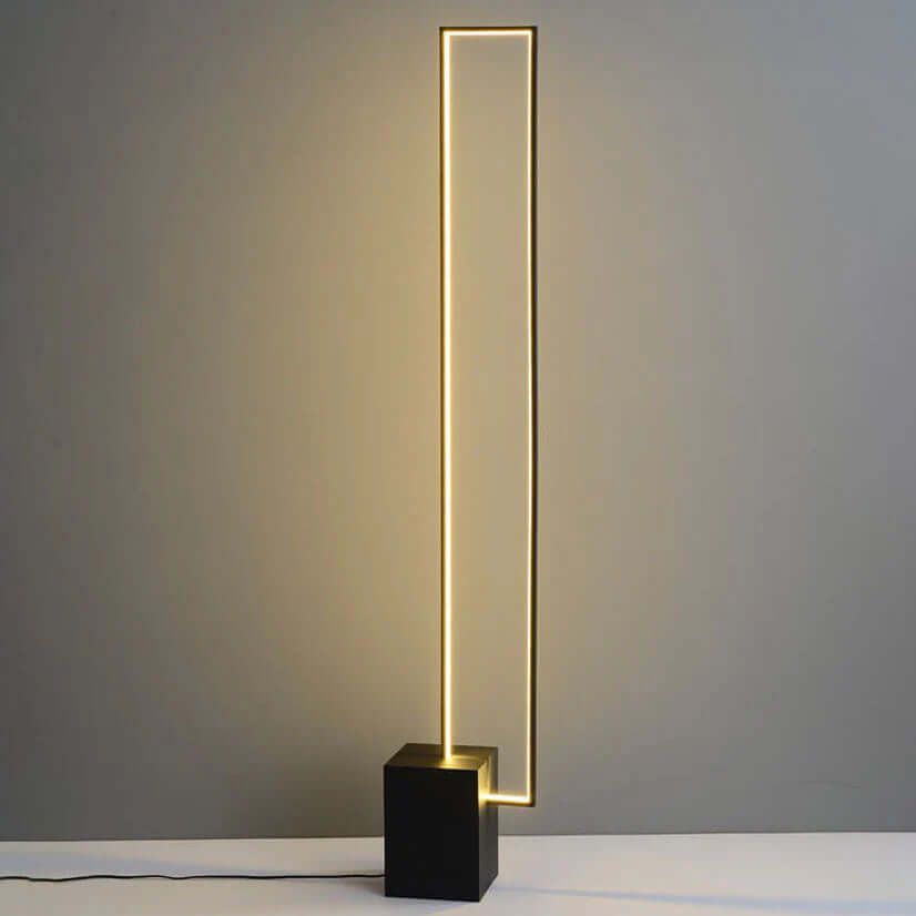 Modern Floor Lamp | Minimalist Black Standing Lamp with Adjustable Color Temperature | Elegant Lighting for Living Room 8