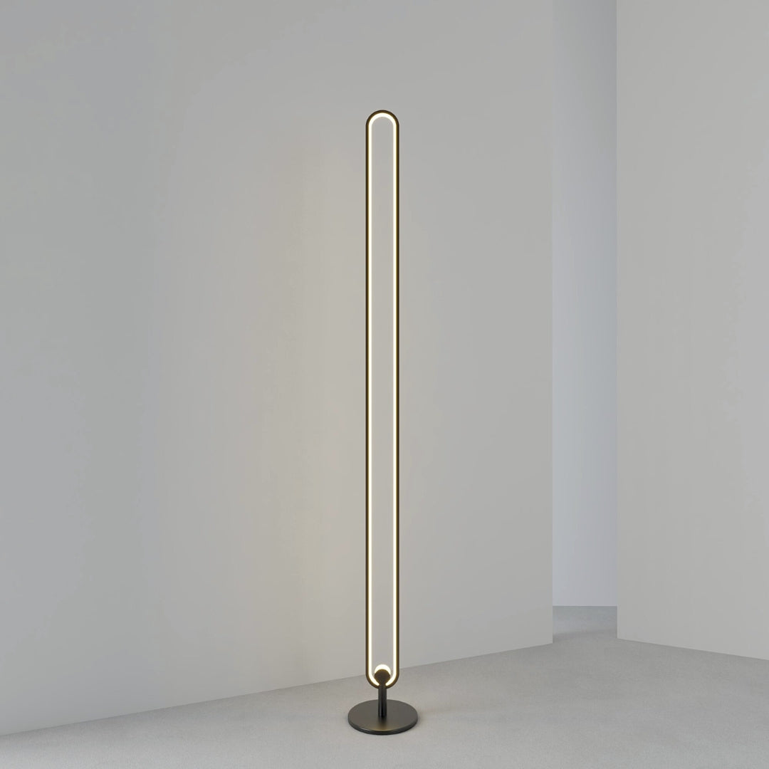 Modern Floor Lamp with Adjustable Brightness & Color Temperature | Black Standing Lamp for Eco-Friendly Lighting 0