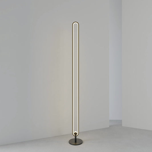 Modern Floor Lamp with Adjustable Brightness & Color Temperature | Black Standing Lamp for Eco-Friendly Lighting 0