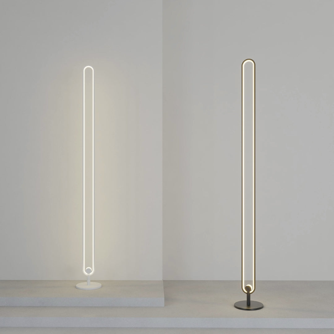 Modern Floor Lamp with Adjustable Brightness & Color Temperature | Black Standing Lamp for Eco-Friendly Lighting 1