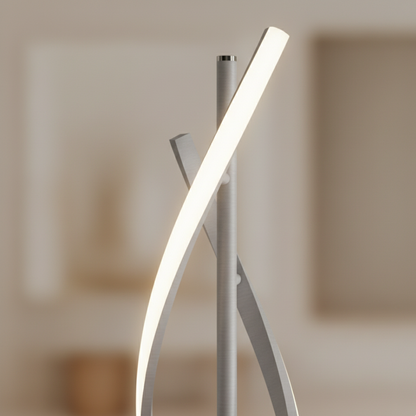 Modern Floor Lamp with Elegant Acrylic Shade | Stylish Lighting for Living Room 7