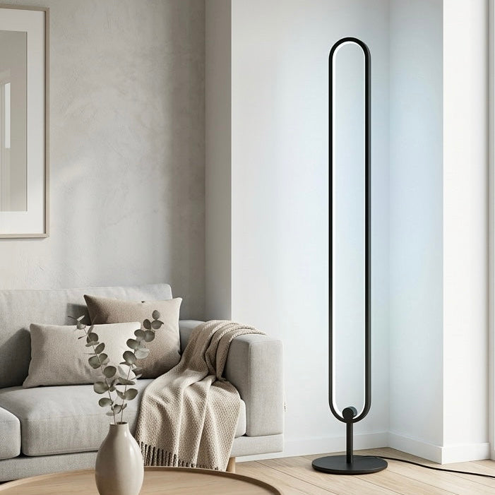 Modern Floor Lamp with RGB Color Changing Light & Remote Control for Stylish Living Room Decor 