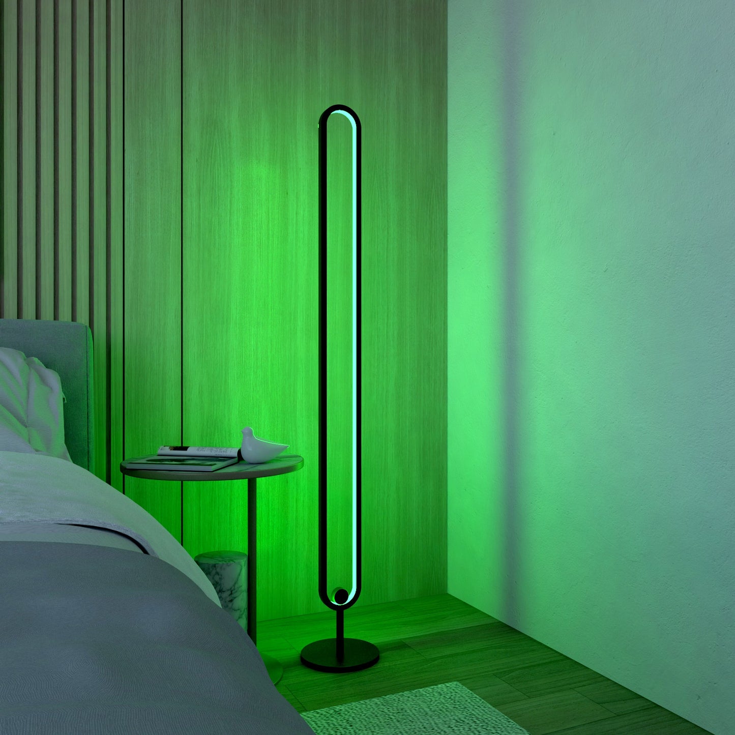 Modern Floor Lamp with RGB Color Changing Light & Remote Control for Stylish Living Room Decor 6