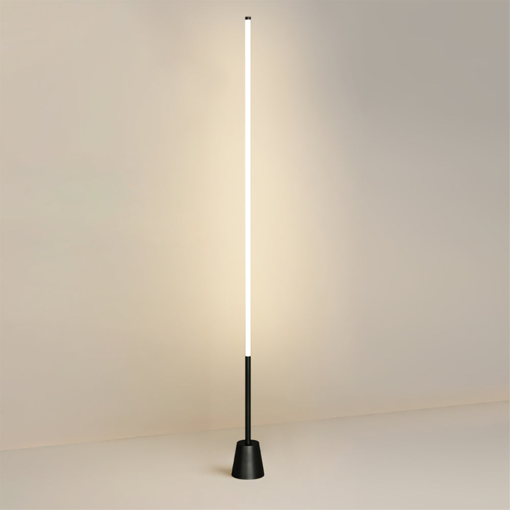 Modern Floor Lamp with Wireless Remote Control & Adjustable Dimming for Cozy Living Room Illumination 0