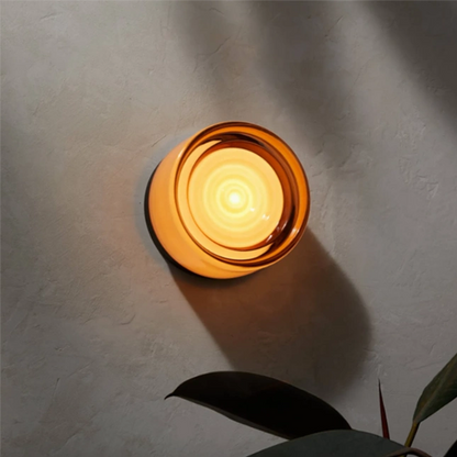 Modern Glass Surface Mount Sconce | Built-in LED for Elegant Lighting 5
