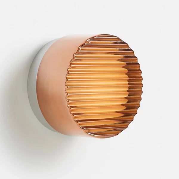 Modern Glass Wall Sconce with Built-in LED Lighting | Elegant Bathroom Wall Light for Ambiance 11