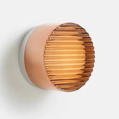 Modern Glass Wall Sconce with Built-in LED Lighting | Elegant Bathroom Wall Light for Ambiance 11