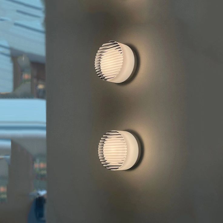 Modern Glass Wall Sconce with Built-in LED Lighting | Elegant Bathroom Wall Light for Ambiance 3