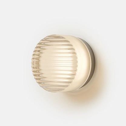 Modern Glass Wall Sconce with Built-in LED Lighting | Elegant Bathroom Wall Light for Ambiance 6