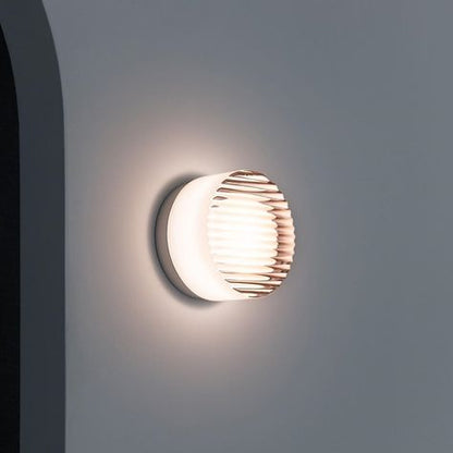 Modern Glass Wall Sconce with Built-in LED Lighting | Elegant Bathroom Wall Light for Ambiance 8