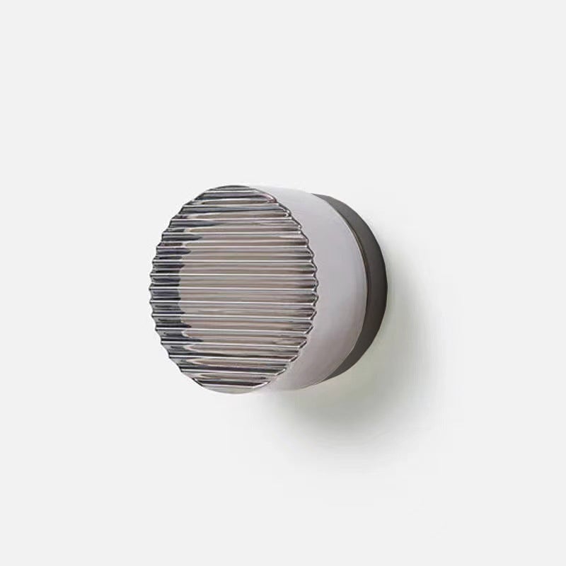 Modern Glass Wall Sconce with Built-in LED Lighting | Elegant Bathroom Wall Light for Ambiance 9