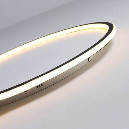 Modern LED Flush Mount Ceiling Light Fixture with Dimmable Feature - Versatile Design for Living Room and Bedroom 3