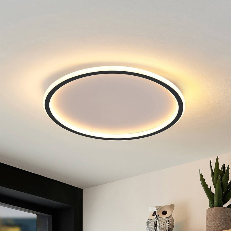 Modern LED Flush Mount Ceiling Light Fixture with Dimmable Feature - Versatile Design for Living Room and Bedroom 8