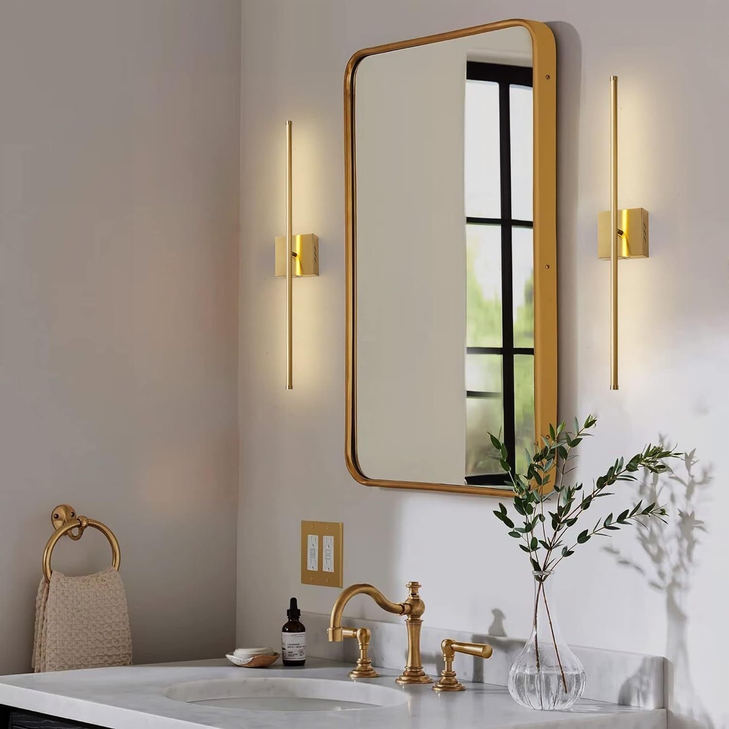 Modern Minimalist | Battery Operated Wall Sconce with LED Illumination | Versatile Indoor Wall Lights for Effortless Ambiance 8