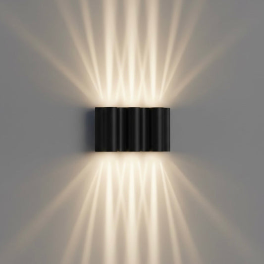 Modern Outdoor Wall Lights | Waterproof Sconce with Dual Lighting | Elegant Design for Patios and Entryways
