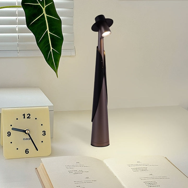 Modern Rechargeable LED Hat Lamp | Creative Touch Desk Light 0
