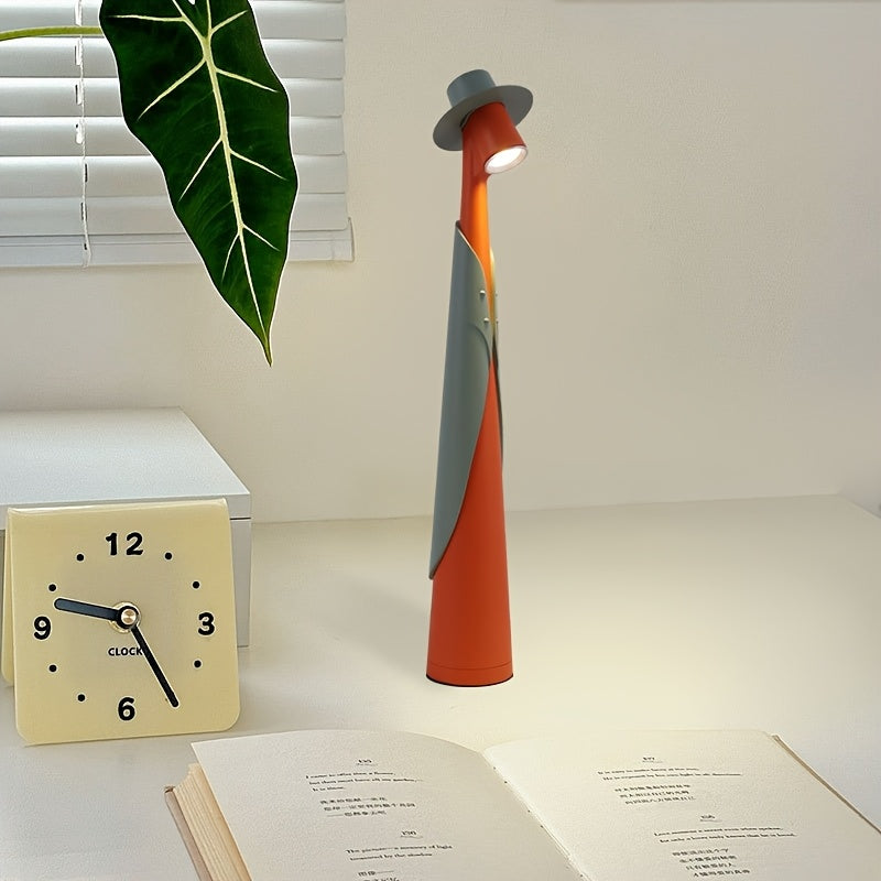 Modern Rechargeable LED Hat Lamp | Creative Touch Desk Light 10
