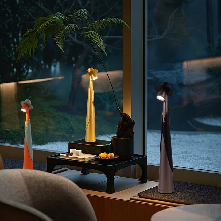 Modern Rechargeable LED Hat Lamp | Creative Touch Desk Light 3