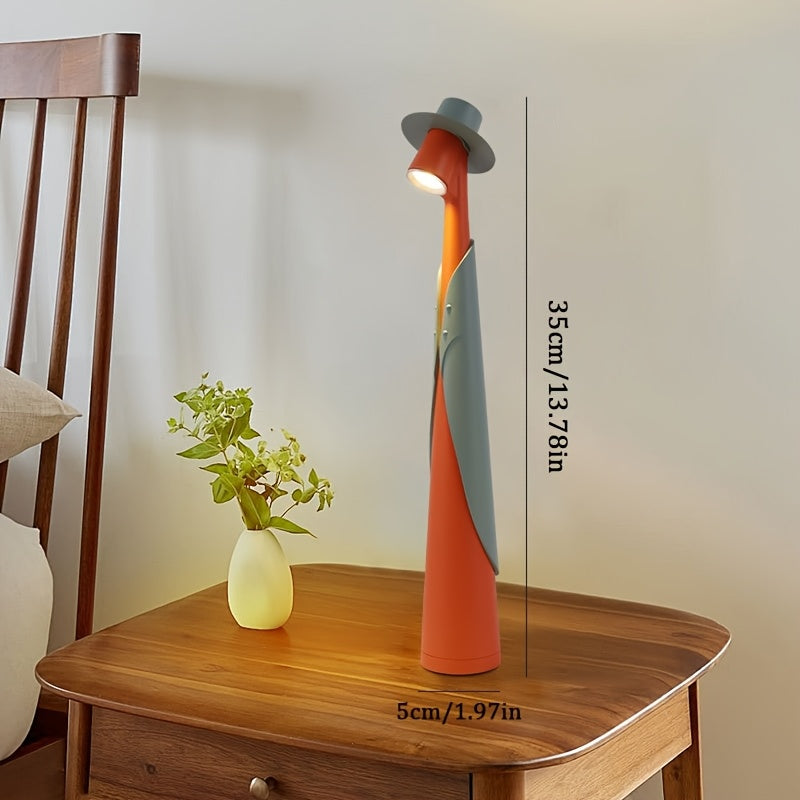 Modern Rechargeable LED Hat Lamp | Creative Touch Desk Light 4