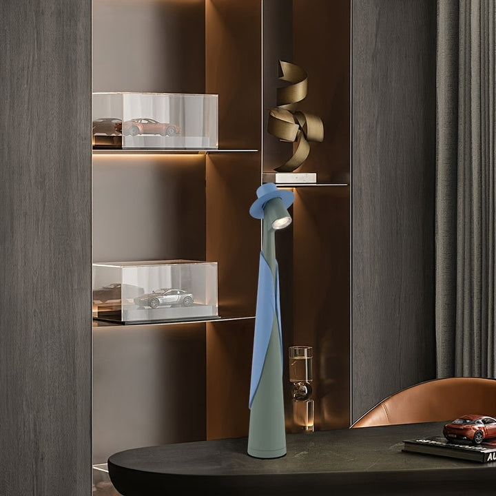 Modern Rechargeable LED Hat Lamp | Creative Touch Desk Light 6
