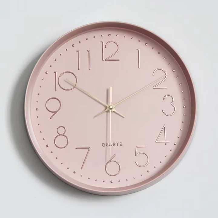 Modern Wall Clock Silent Movement Minimalist Design 0