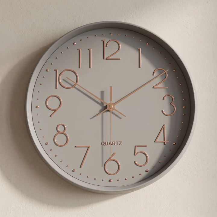 Modern Wall Clock Silent Movement Minimalist Design 1