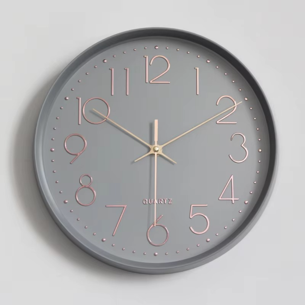 Modern Wall Clock Silent Movement Minimalist Design 2