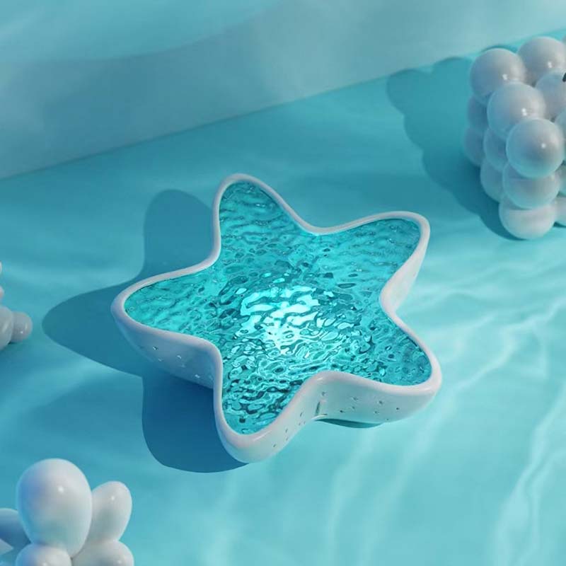 Mood Projector with Ocean Wave Light Effect | Starfish LED Design