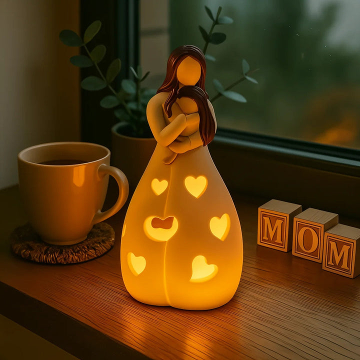 Mother And Child Table Lamp | Warm Ambient Night Light 0