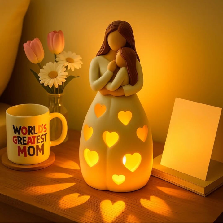 Mother And Child Table Lamp | Warm Ambient Night Light 3