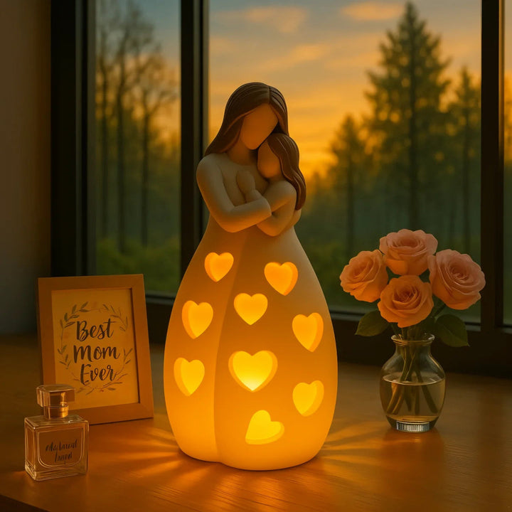 Mother And Child Table Lamp | Warm Ambient Night Light 4