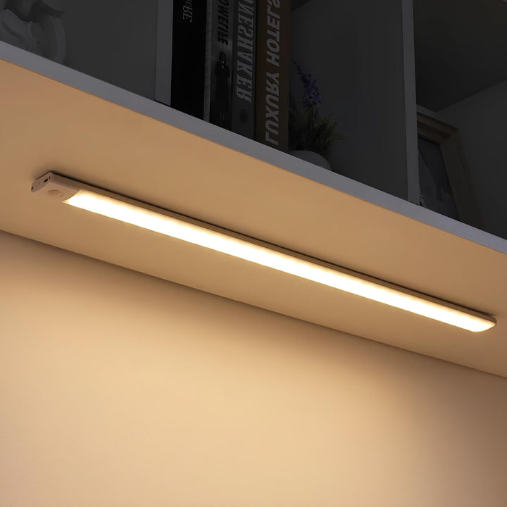 Motion Sensor LED Light Cordless | Magnetic Mount, No Wires | Silver or Black, 20/30/40 cm, Dimmable, USB Rechargeable