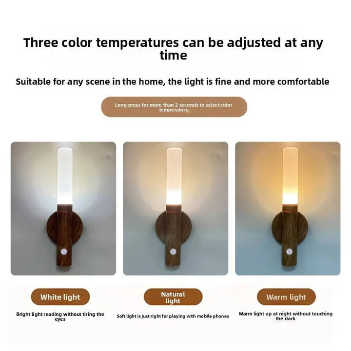 Motion Sensor Night Light USB-C Rechargeable Auto Shut-Off