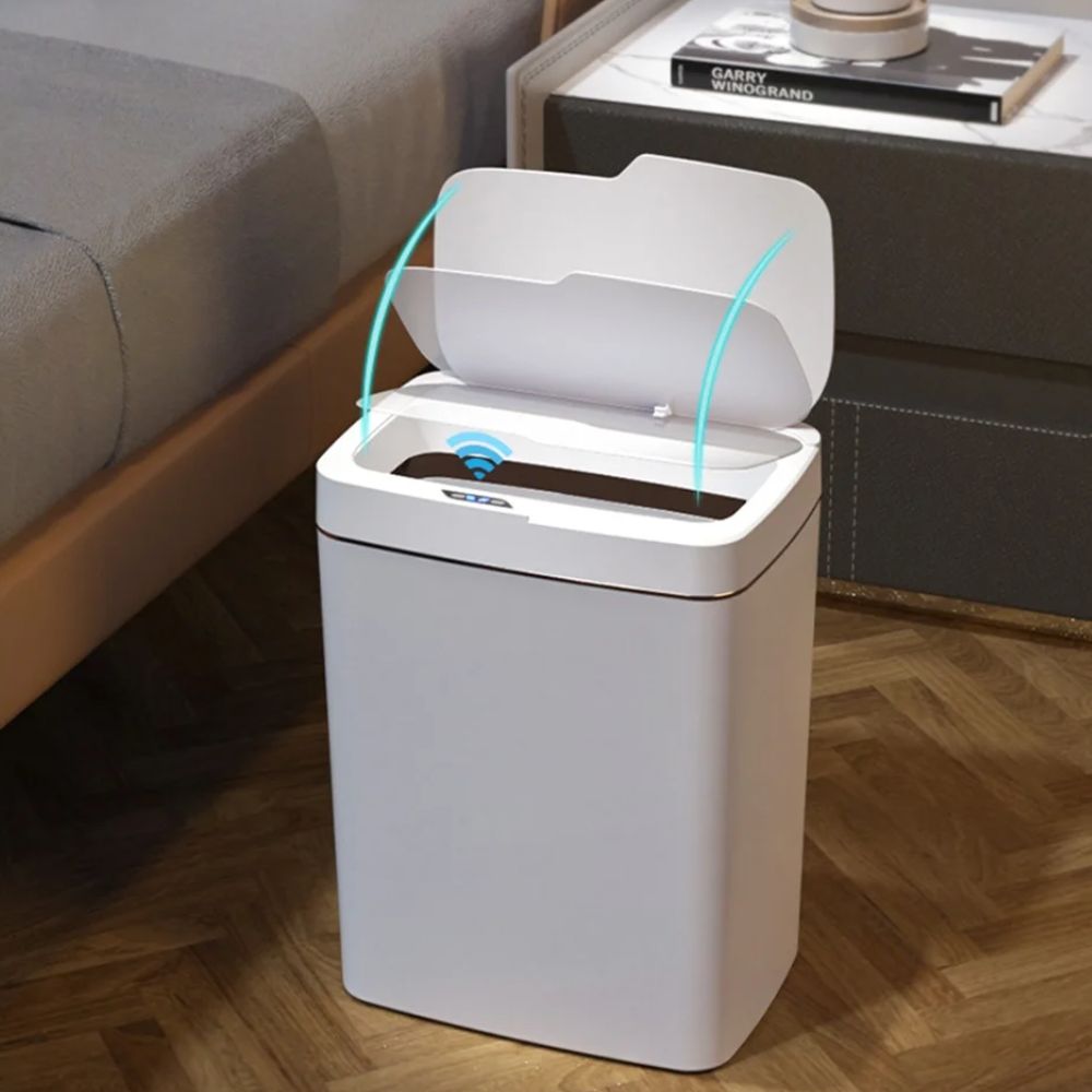 Motion Sensor Trash Can PP | Infrared Sensor, Automatic Bagging System | Touch-Free Hygienic Waste Disposal, IPX5 Rated