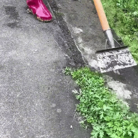 Multi-Function Cleaning Scraper Shovel | Slim Blade for Weeding &amp; Deep Cleaning | Ergonomic Grip for Patios, Driveways