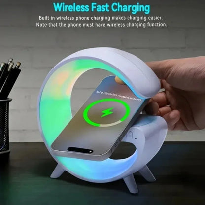 Multifunction Wireless Charging Lamp – Bluetooth Speaker & LED Light | Desk Use 5