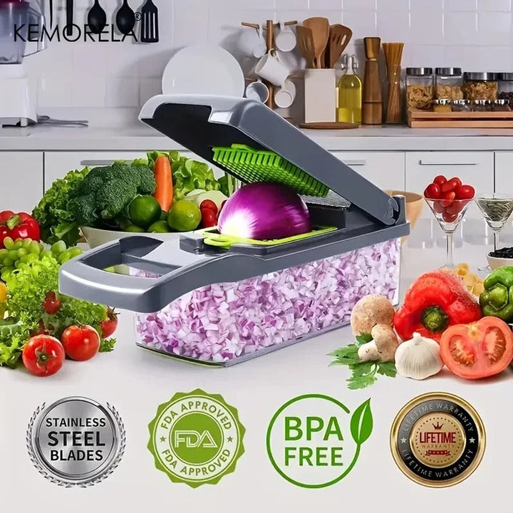 Multifunctional Chopper Set | Vegetable Slicer, Dicer &amp; Grater