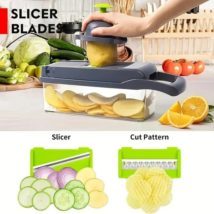 Multifunctional Chopper Set | Vegetable Slicer, Dicer &amp; Grater