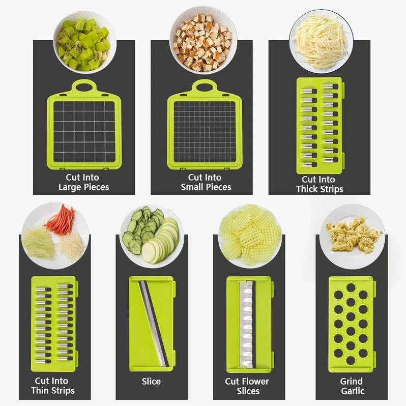Multifunctional Chopper Set | Vegetable Slicer, Dicer &amp; Grater