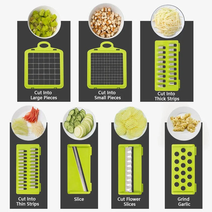 Multifunctional Chopper Set | Vegetable Slicer, Dicer &amp; Grater