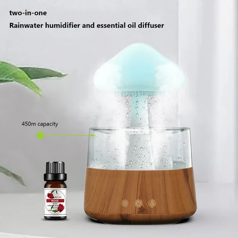 Aromatic Humidifier | Falling Rain Cap, Three Touch Keys