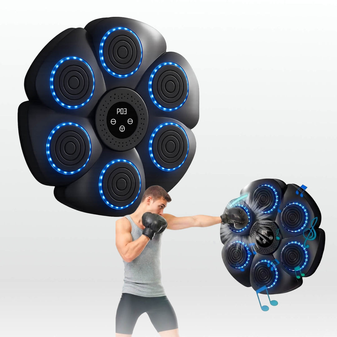 Music Boxing Machine – Reaction Training &amp; Fitness | Wall Mounted Boxing Trainer for Home Workouts 0