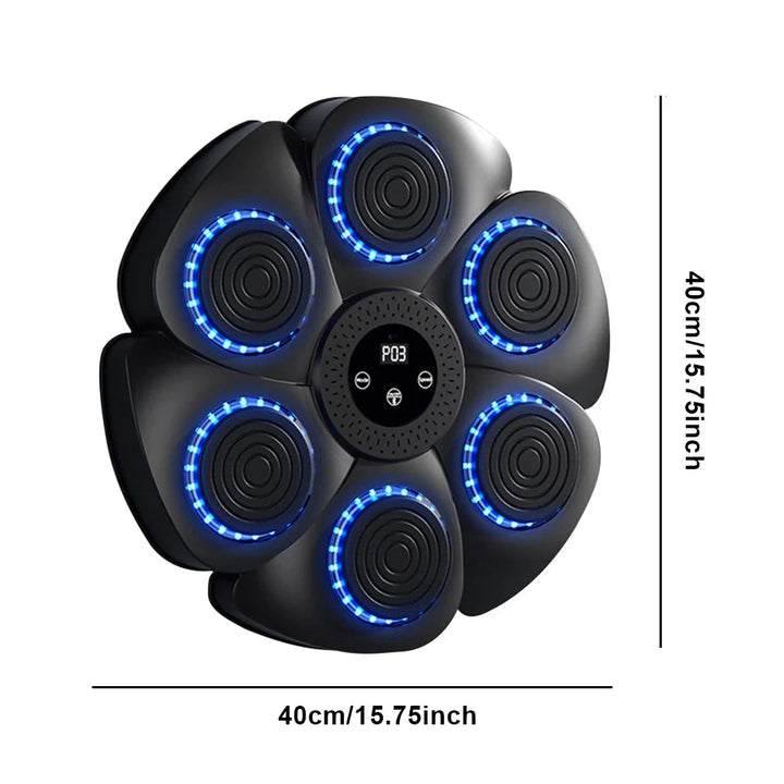 Music Boxing Machine – Reaction Training &amp; Fitness | Wall Mounted Boxing Trainer for Home Workouts 6