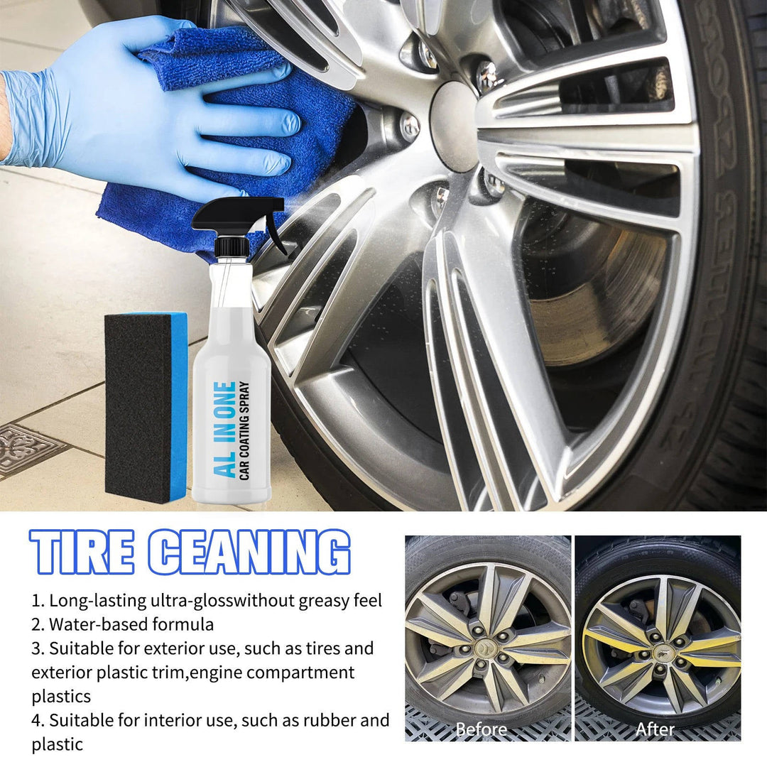 Nano Car Coating Spray Hydrophobic Paint Protection Kit
